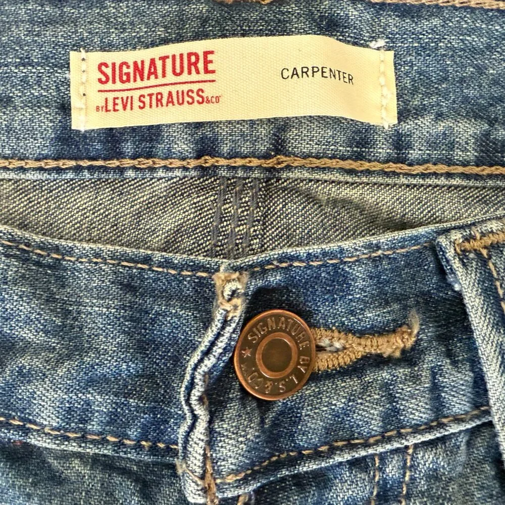 Levi Strauss Men's Signature Carpenter Workwear Jeans,  30 X 32 - Picture 4 of 6